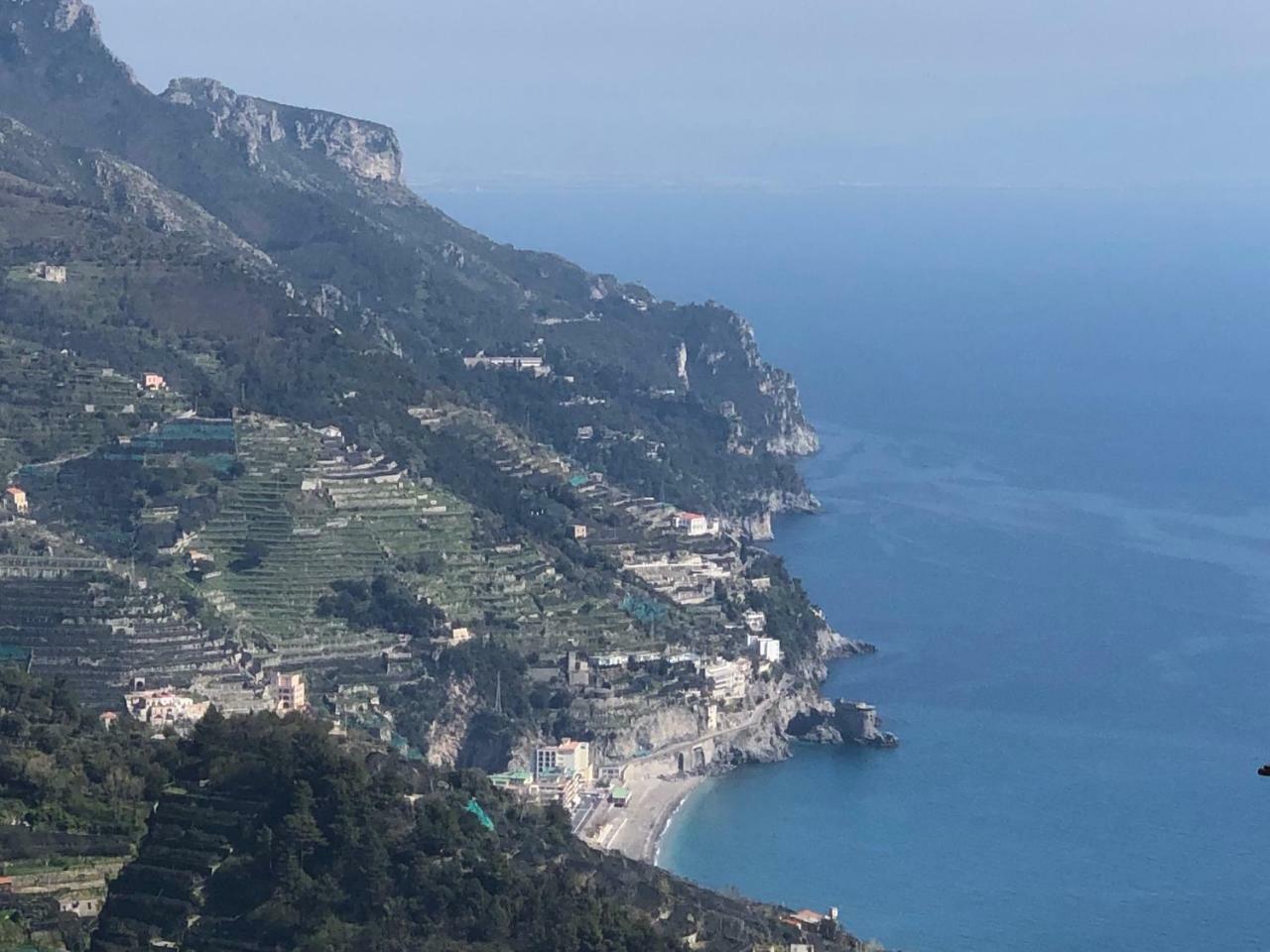 Chez Rosa - Cozy Sea View Openspace - 10Mins From Belmond Caruso Ravello Exterior photo